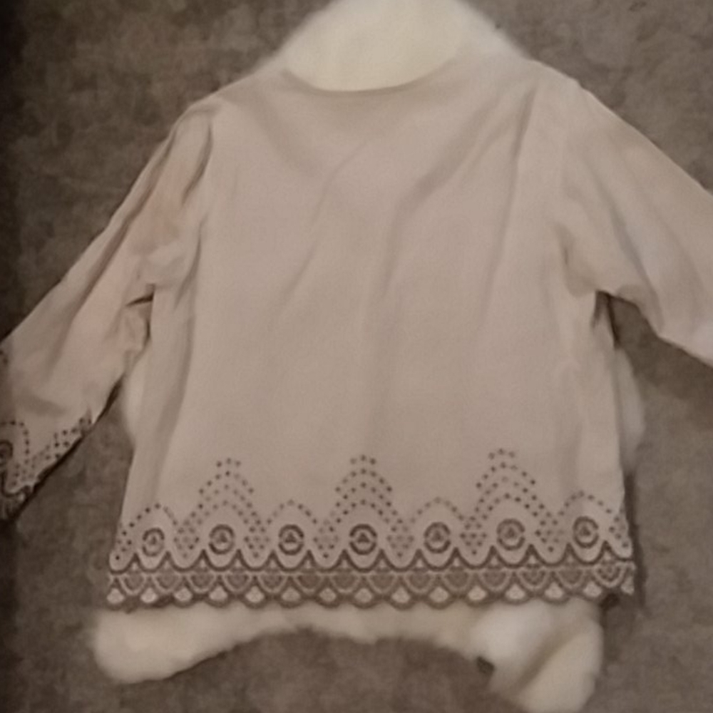 Talbots! Size 16W! Linen Top! - Picture 5 of 5